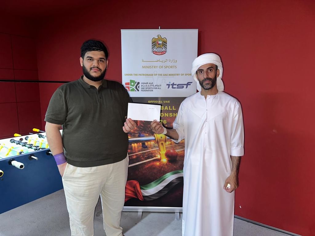 Al Kaabi and Murad Crowned Dubai Foosball Champions