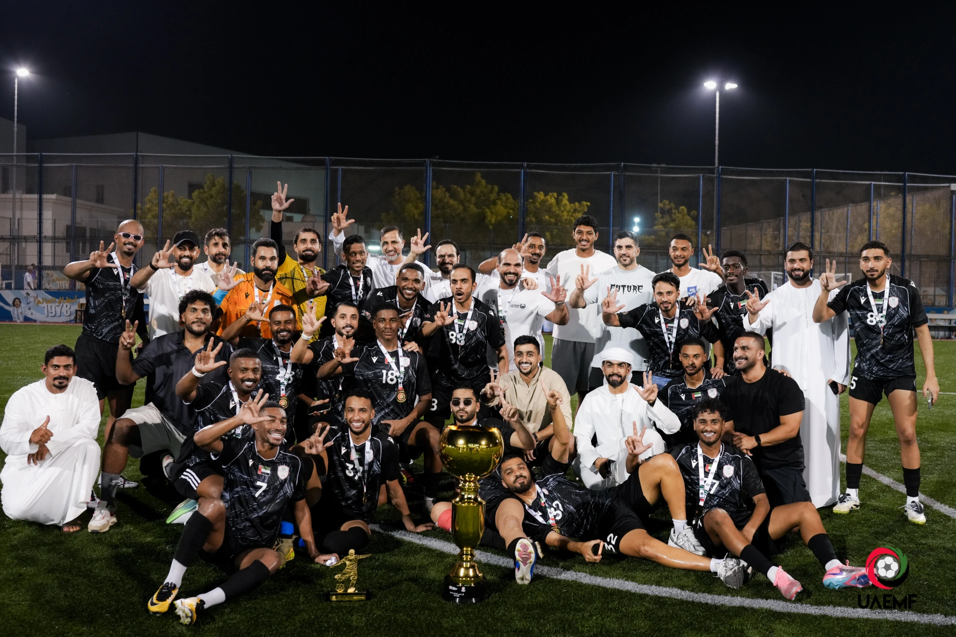 The Super Cup concluded with Transport Security Department being crowned champions following a highly competitive tournament held at Quattro Sports Center in Ajman, as part of the competitions organized by the UAE Sports for All Federation.